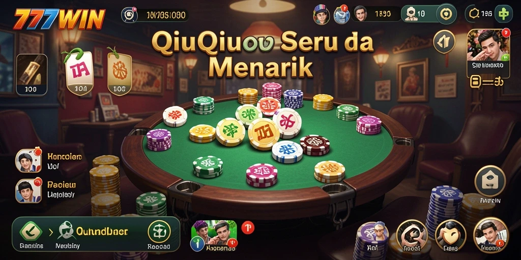 Tampilan gameplay QiuQiu yang menarik di 777WIN.