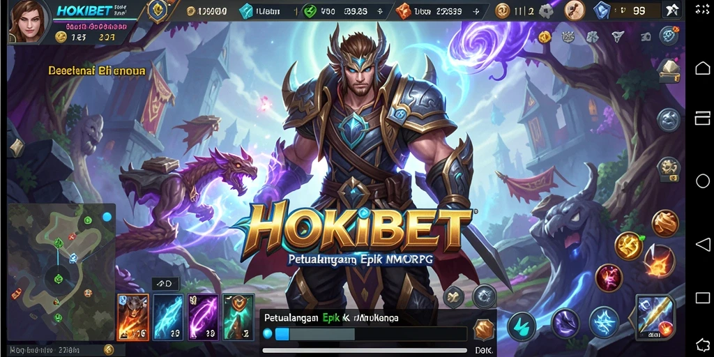 Tampilan gameplay <strong>HOKIBET</strong> yang menakjubkan dengan aksi pertempuran seru.