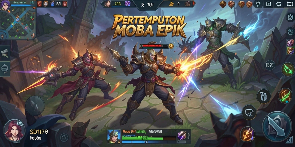 Tampilan menarik dari pertempuran seru di SD107.