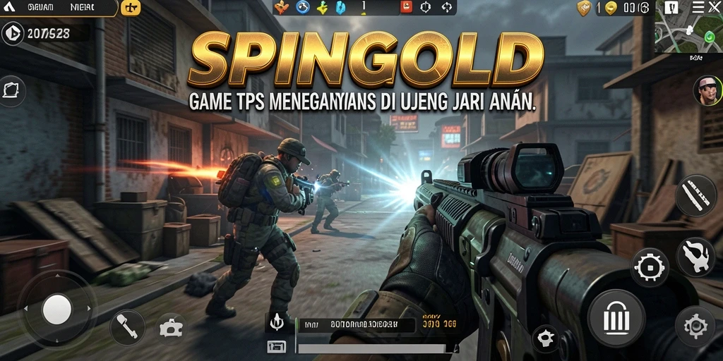 Gameplay SPINGOLD yang mendebarkan dengan strategi yang intens.