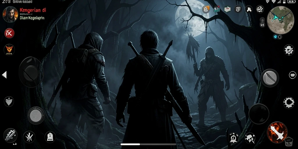 Gameplay ZK3 yang menghadirkan horor mendebarkan.